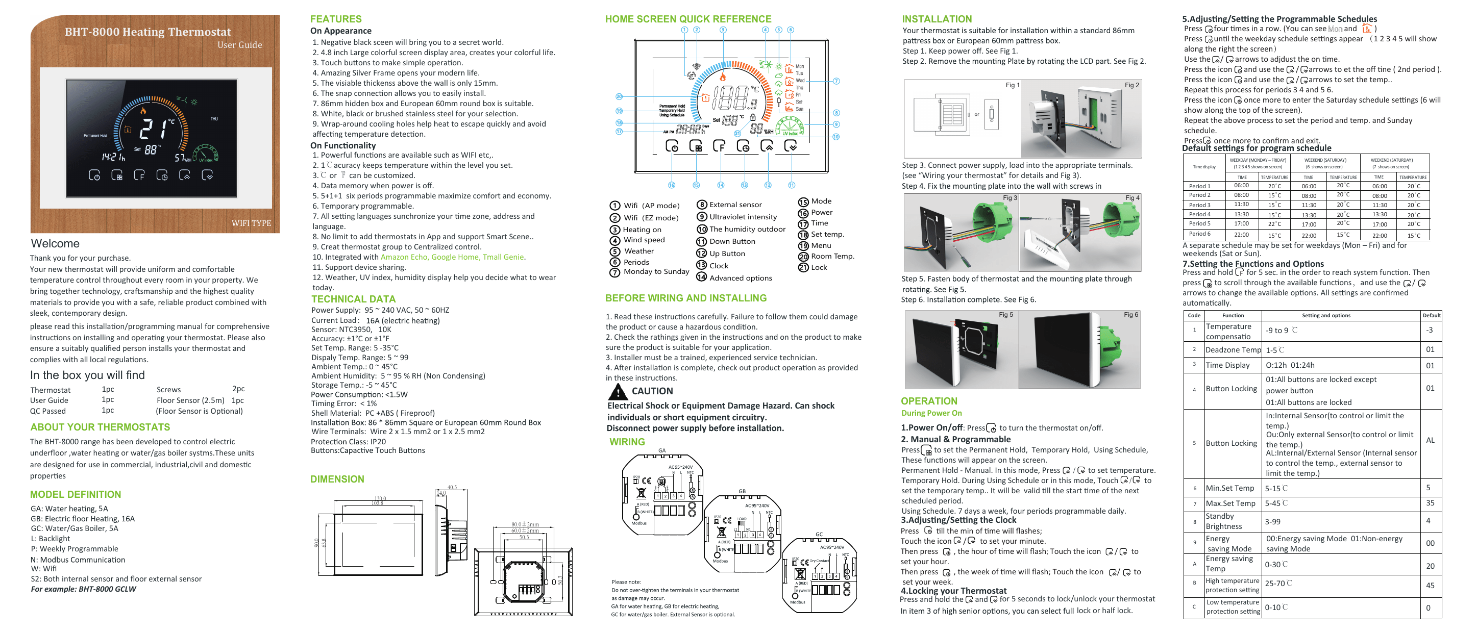 Termostat smart BHT-8000GAL