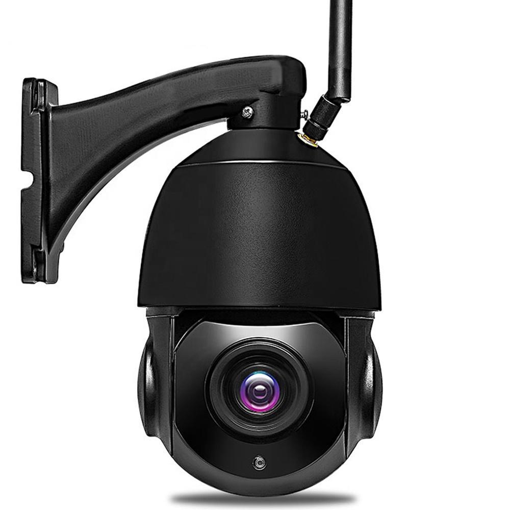 Camera supraveghere profesionala rotativa de exterior 30X optical zoom WIFI PTZ -5MP 2592*1944P comunicare bidirectionala, functie de auto urmarire subiect, night vision, aplicatie telefon