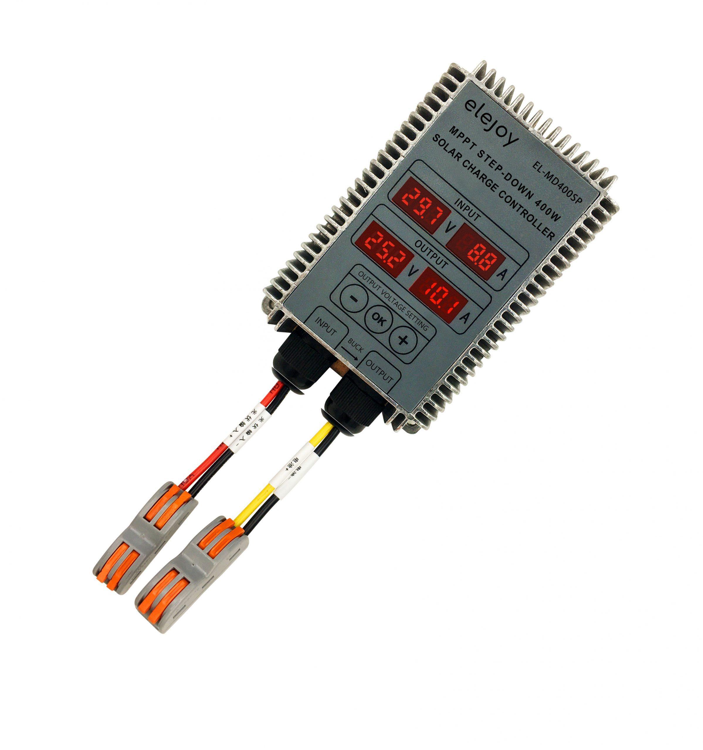 Regulator/controller solar cu voltaj de iesire reglabil 10-30V MPPT de 400W