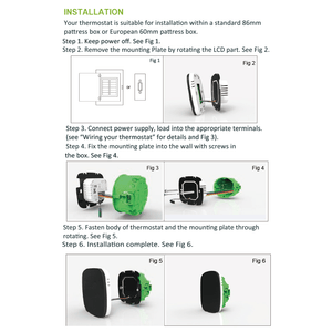Termostat Smart BAC-001ALW – Control Inteligent pentru Ventilație Rece/Cald
