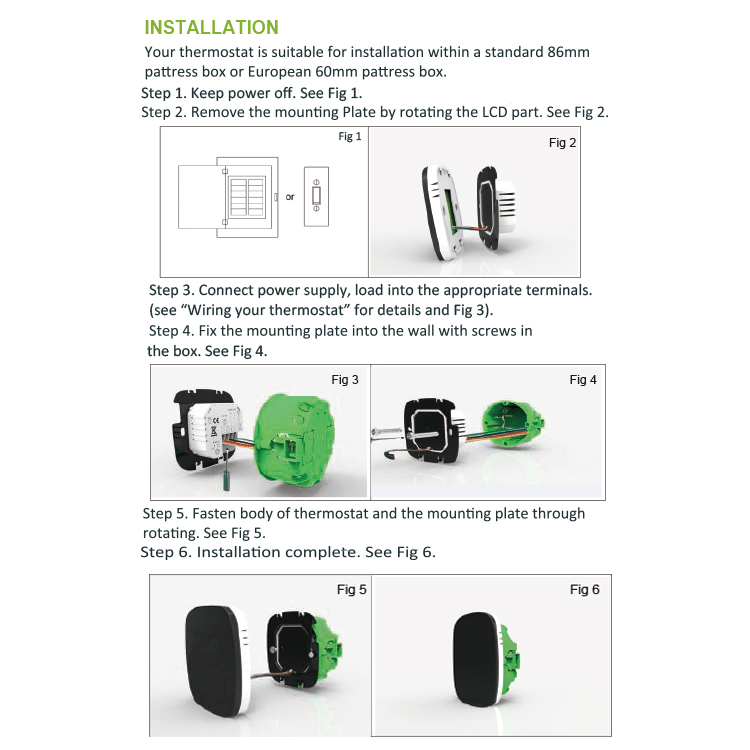 Termostat Smart BAC-001ALW – Control Inteligent pentru Ventilație Rece/Cald