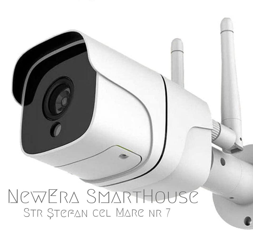 Camera supraveghere exterior IP WIFI 2.0 mpx fullHD 1920*1080P, comunicare bidirectionala, night vision, cloud aplicatie telefon