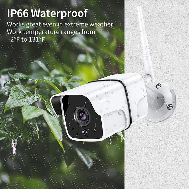 Camera supraveghere exterior IP WIFI 2.0 mpx fullHD 1920*1080P, comunicare bidirectionala, night vision, cloud aplicatie telefon