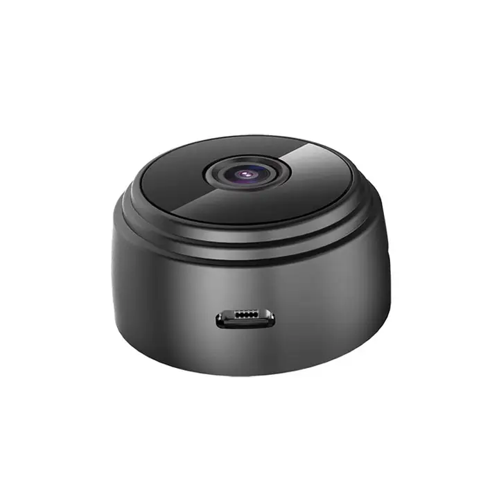 Mini Camera Video WI-FI, 720p, HD, transmitere live, cu microfon, senzor de miscare, vedere nocturna, pentru bord, camera copilului, birou, interior