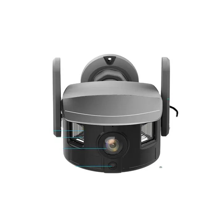 OFERTELE TARI CONTINUA!!!CAMERA INTERIOR EXTERIOR 3MP FISH-EYE PANORAMIC,LENTILA 2,3MM,DISPLAY DUAL