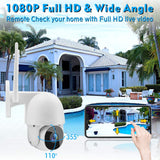 Camera supraveghere rotativă de exterior IP WIFI fullHD 1920*1080P 2 mp comunicare bidirectionala, functie de auto urmarire subiect, night vision, aplicatie telefon