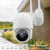 Camera supraveghere rotativă de exterior IP WIFI fullHD 1920*1080P 2 mp comunicare bidirectionala, functie de auto urmarire subiect, night vision, aplicatie telefon