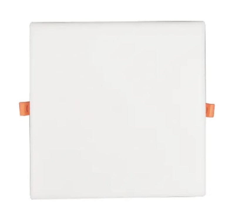 Panou LED, Fara Rama, Patrat, Alb, Lumina Rece,  18W