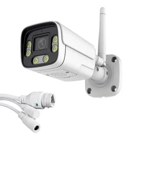 Cameră Supraveghere WiFi 8MP 4K – Lentilă Sony Starvis, Detecție Umană, Dual Band, App CamhiPro