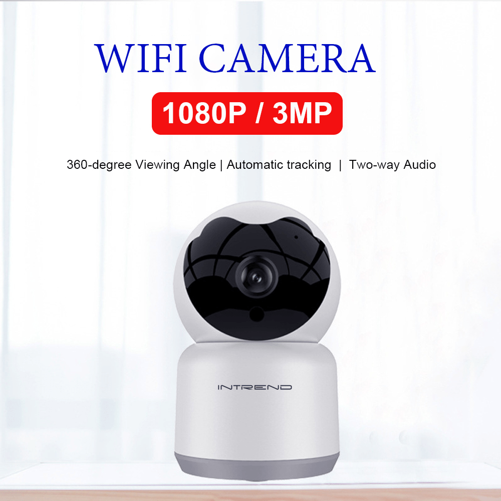 Camera supraveghere interior WIFI -3MP fullHD 1920*1080P comunicare bidirectionala, functie de auto urmarire subiect, night vision, aplicatie telefon