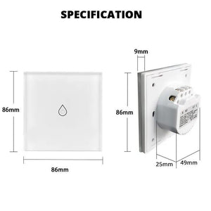 Întrerupător Smart pentru Boiler cu WiFi – Control Tactil și Aplicație Tuya/SmartLife