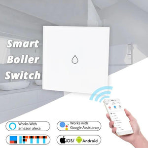 Întrerupător Smart pentru Boiler cu WiFi – Control Tactil și Aplicație Tuya/SmartLife