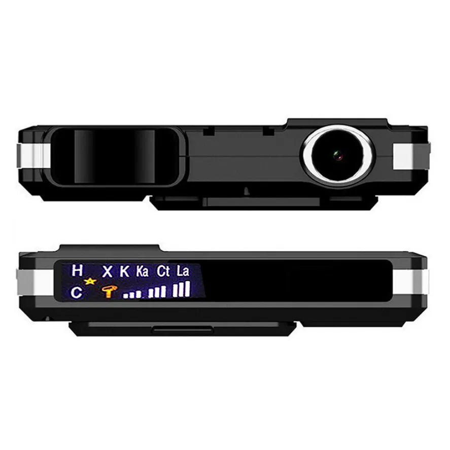 Dispozitiv auto inteligent 2-în-1: cameră DVR Full HD + detector radar 360°. Înregistrează călătoriile și te avertizează din timp asupra radarelor – totul într-un singur gadget compact și ușor de montat.