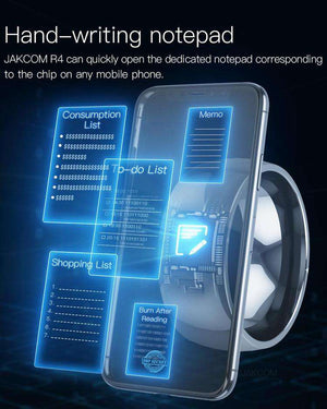 Inel Inteligent - Smart Ring R4 - Functie NFC, IC, ID, Rezistent la apa si praf IP68, Marime 8, Negru