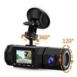 Camera auto cu 2 camere 2K, display, model H2 2K