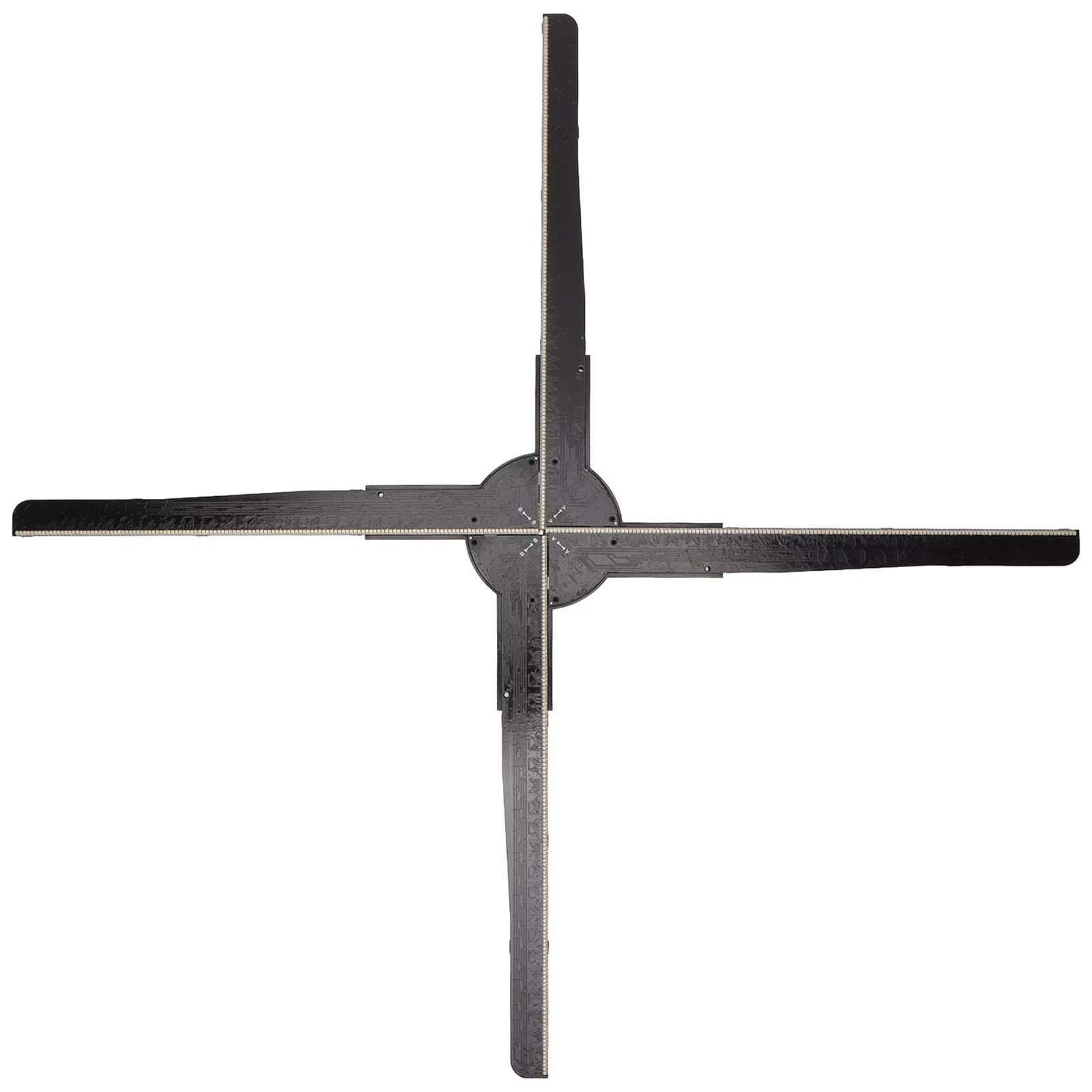 Proiector Holografic 3D LED Fan G552‑52 – 52 cm, 4 lame, 2000×552, Control Wi‑Fi Local