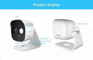 Cameră de supraveghere Wireless Sricam, SriHome, FullHD 3MP, Monitorizare Video Audio, Vedere nocturnă, Sunet bidirecțional, senzor mișcare