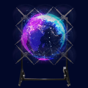 Proiector Holografic 3D TK‑M65 LED Fan – Diametru 65 cm, 896 LED, 2800×896, Android 7.1