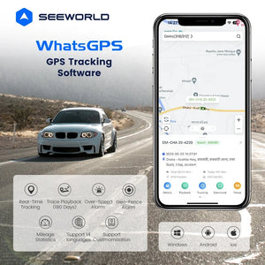 SEEWORLD R21L – GPS Tracker Auto 4G LTE cu Alarmă & Blocare Combustibil