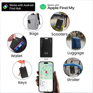 Litaii Smart Card K2 - Localizator Bluetooth Ultra-Subtire pentru Portofel & Obiecte | Apple Find My & Android Find Hub