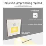 Lampă LED  3W scară/hol, gri, senzor prezență + senzor crepuscular, lumină neutră