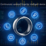 Inel Inteligent - Smart Ring R4 - Functie NFC, IC, ID, Rezistent la apa si praf IP68, Marime 9, Negru