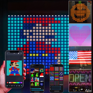 Lumini Inteligente Perdea LED  2x2m – RGB Rainbow – Control prin Aplicație