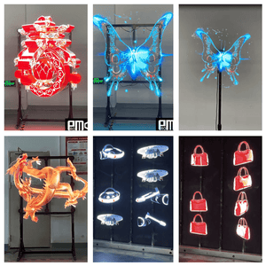 Proiector Holografic 3D TK‑M65 LED Fan – Diametru 65 cm, 896 LED, 2800×896, Android 7.1