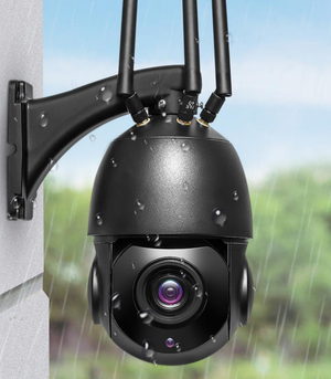 Camera supraveghere profesionala rotativa de exterior 30X optical zoom slot SIM 4G PTZ -2MP  comunicare bidirectionala, functie de auto urmarire subiect, night vision, aplicatie telefon