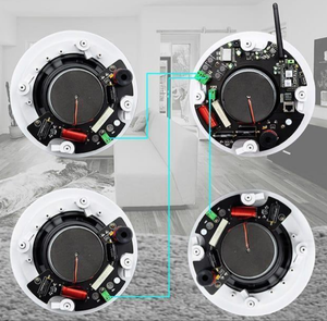 KIT 4 BOXE TAVAN WIFI/BLUETOOTH 6,5 INCH 30W*4