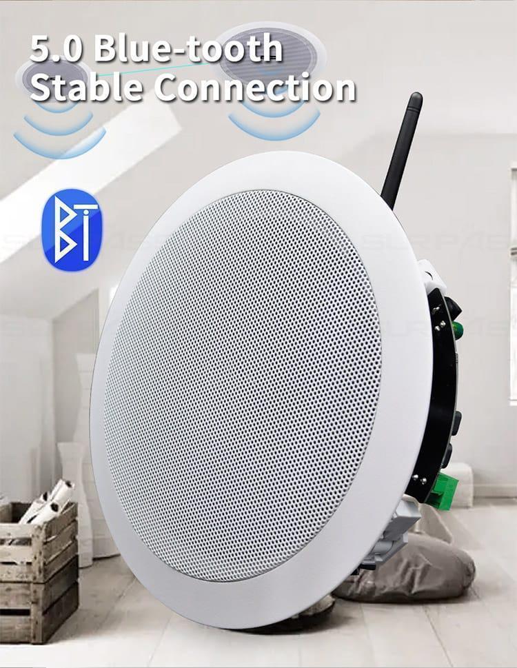 KIT 4 BOXE TAVAN WIFI/BLUETOOTH 6,5 INCH 30W*4