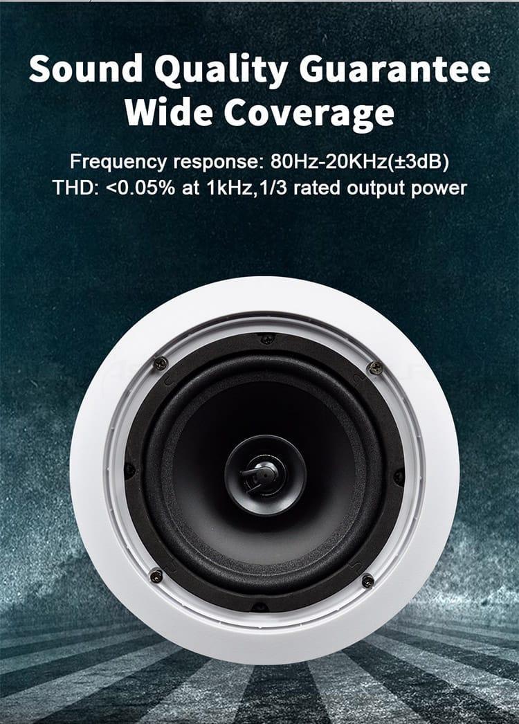 KIT 4 BOXE TAVAN WIFI/BLUETOOTH 6,5 INCH 30W*4