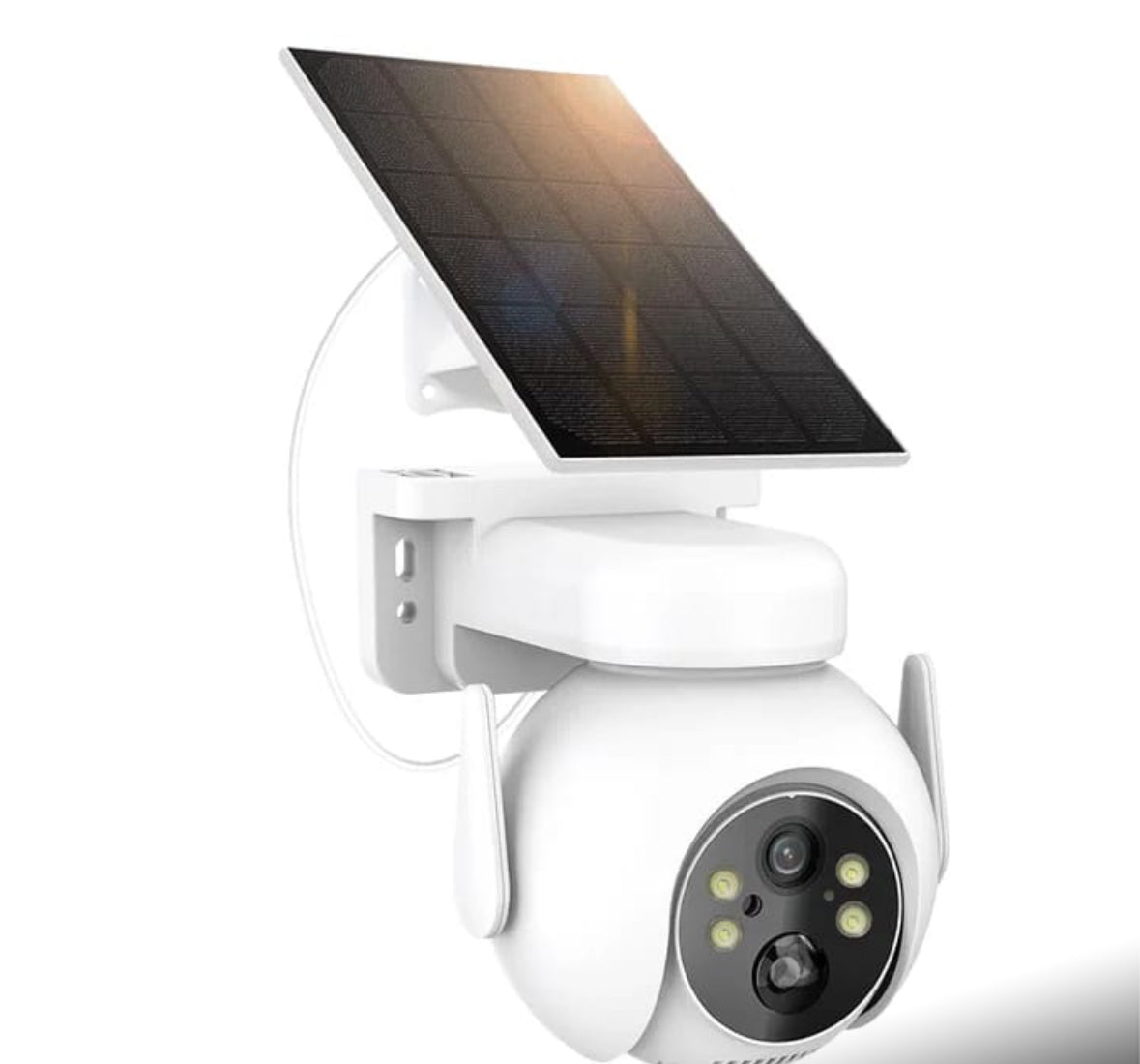 Cameră de Supraveghere Solară 4G, 3MP, cu Panou Solar 7.5W, Acumulator 7800mAh, Full-Color Noapte