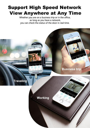 Sonerie inteligenta cu camera V30 UBOX, Wireless, 1080P, Motion Detection, Convorbire bidirectionala, unghi larg, Control aplicatie