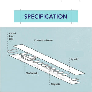 Ceas de mână din hârtie cu afisaj led
