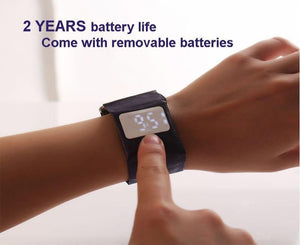 Ceas de mână din hârtie cu afisaj led