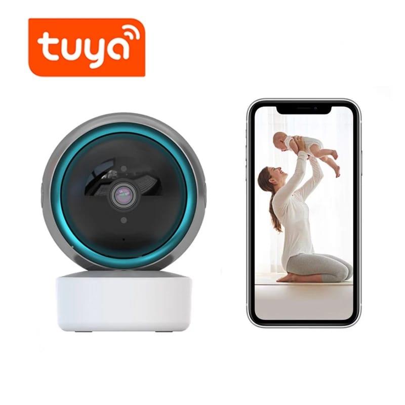 Camera supraveghere interior WIFI -2MP fullHD 1920*1080P comunicare bidirectionala, functie de auto urmarire subiect, night vision, aplicatie telefon