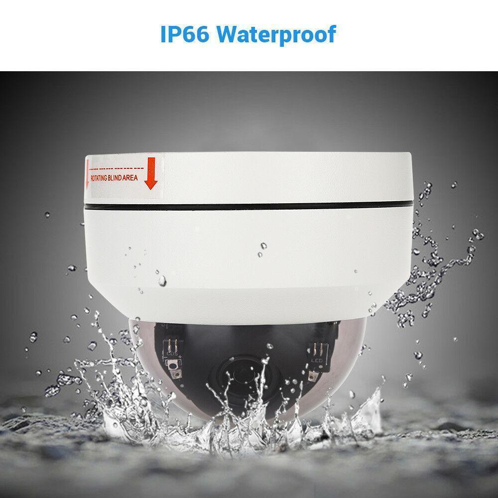 Camera supraveghere dome rotativa de exterior/interior WIFI PTZ -5MP 2560*1920P microfon, functie de auto urmarire subiect, night vision, aplicatie telefon