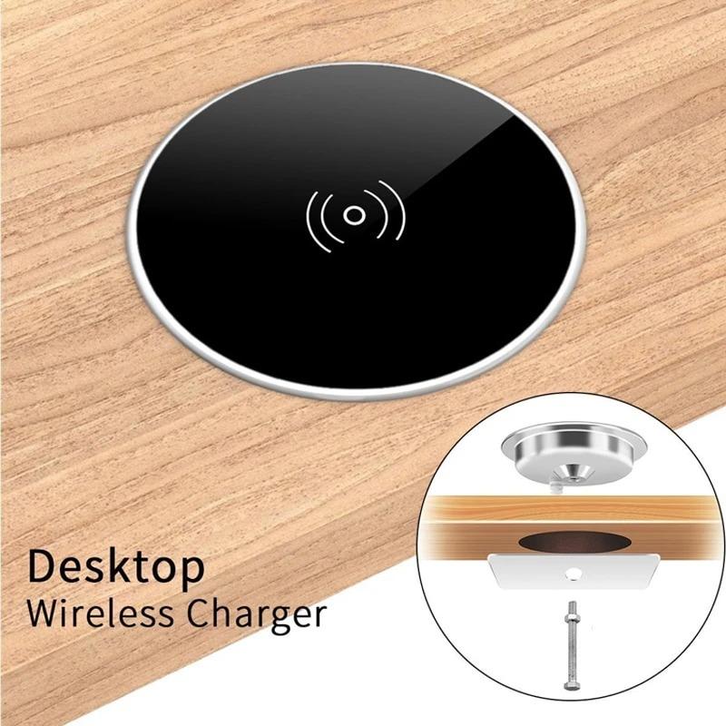 Încărcător Wireless / Stație de încărcăre fără fir 15w, încorporabil în mobilier 0-6mm
