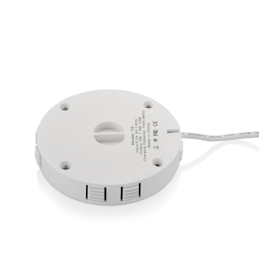 Încărcător Wireless / Stație de încărcăre fără fir 15w, ascuns în mobilier 0-8mm