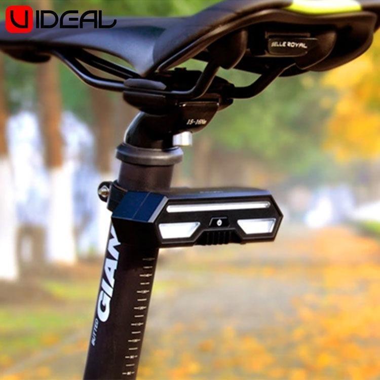 Lumini, stop și semnalizare pentru bicicletă, reîncărcabilă, micro USB, telecomandă, IPX4