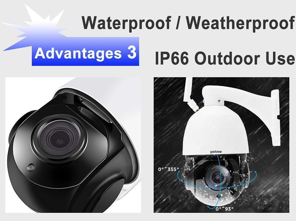 Camera supraveghere profesionala rotativa de exterior 30X optical zoom 4G PTZ -8MP 3840*2160P comunicare bidirectionala, functie de auto urmarire subiect, night vision, aplicatie telefon