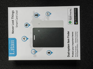 Litaii Smart Card K2 - Localizator Bluetooth Ultra-Subtire pentru Portofel & Obiecte | Apple Find My & Android Find Hub