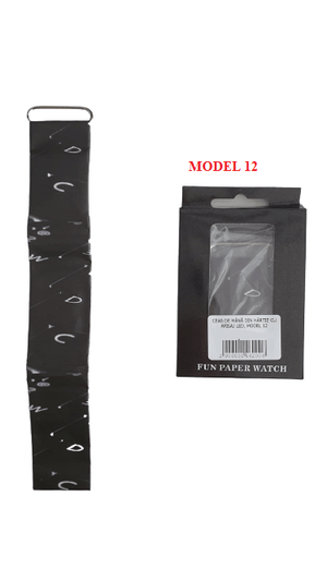 Ceas de mână din hârtie cu afisaj led