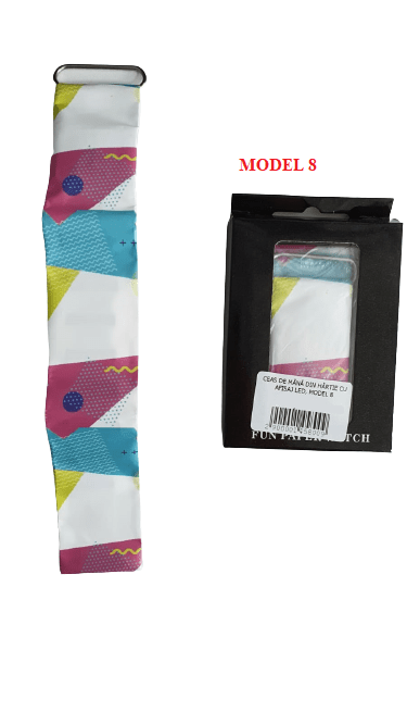 Ceas de mână din hârtie cu afisaj led