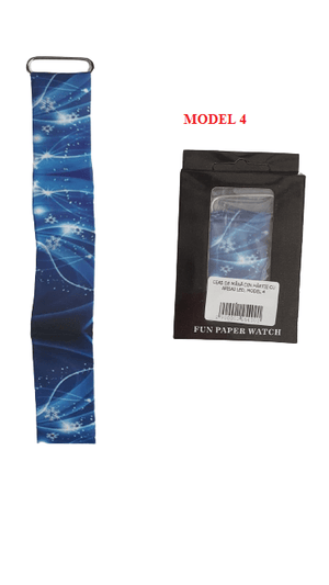 Ceas de mână din hârtie cu afisaj led