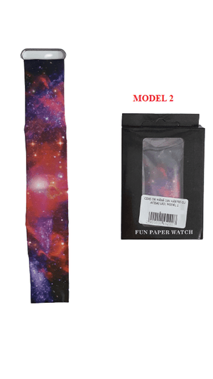 Ceas de mână din hârtie cu afisaj led