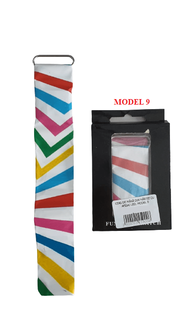 Ceas de mână din hârtie cu afisaj led