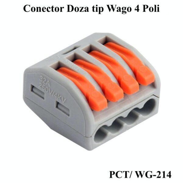 Conector doza rapid 4 poli