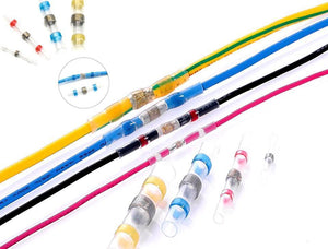 Conector termocontractabil cu inel de cositor, galben, 4.0-6.0mmp